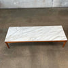 Mid Century Coffee Table "Rythm" Walnut & Marble By Lane