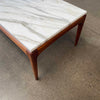 Mid Century Coffee Table "Rythm" Walnut & Marble By Lane