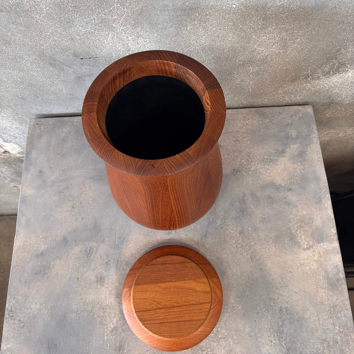 Dansk Design Teak Ice Bucket Designed by Jans Quistgaard