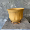 Mustard Yellow Inverted Lotus Gainey Planter