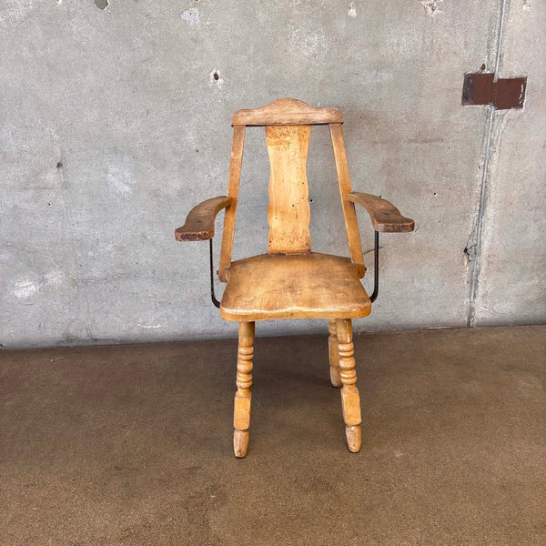 Monterey Furniture Captains Chair #1 Ivory Finish