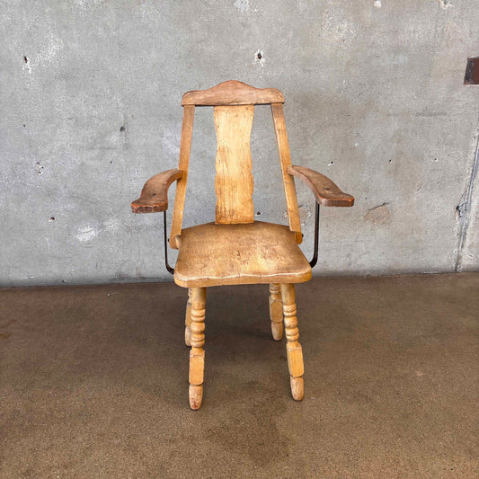 Monterey Furniture Captains Chair #2 Ivory Finish