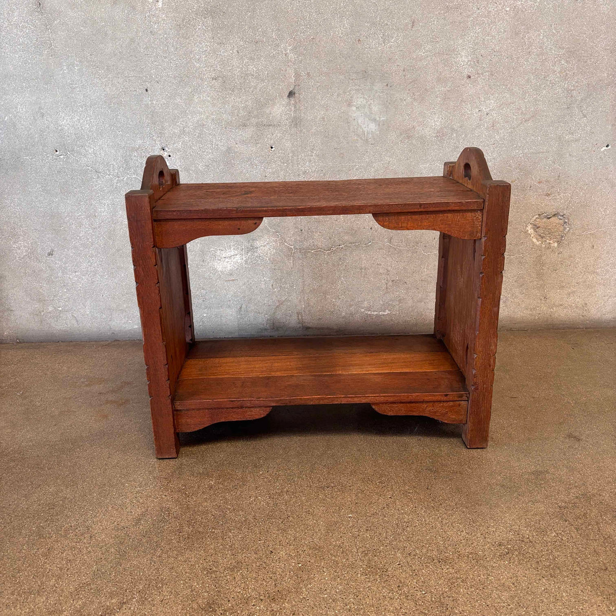 Monterey Style Del-Rey Side Table Hand Painted - Mahogany