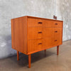 Vintage Danish Teak Chest of Drawers By LYBY