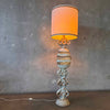 Vintage Handmade Ceramic Art Lamp By Bernard Rooke