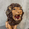 Vintage Ceramic Lion Statue