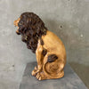 Vintage Ceramic Lion Statue