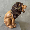 Vintage Ceramic Lion Statue