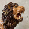 Vintage Ceramic Lion Statue