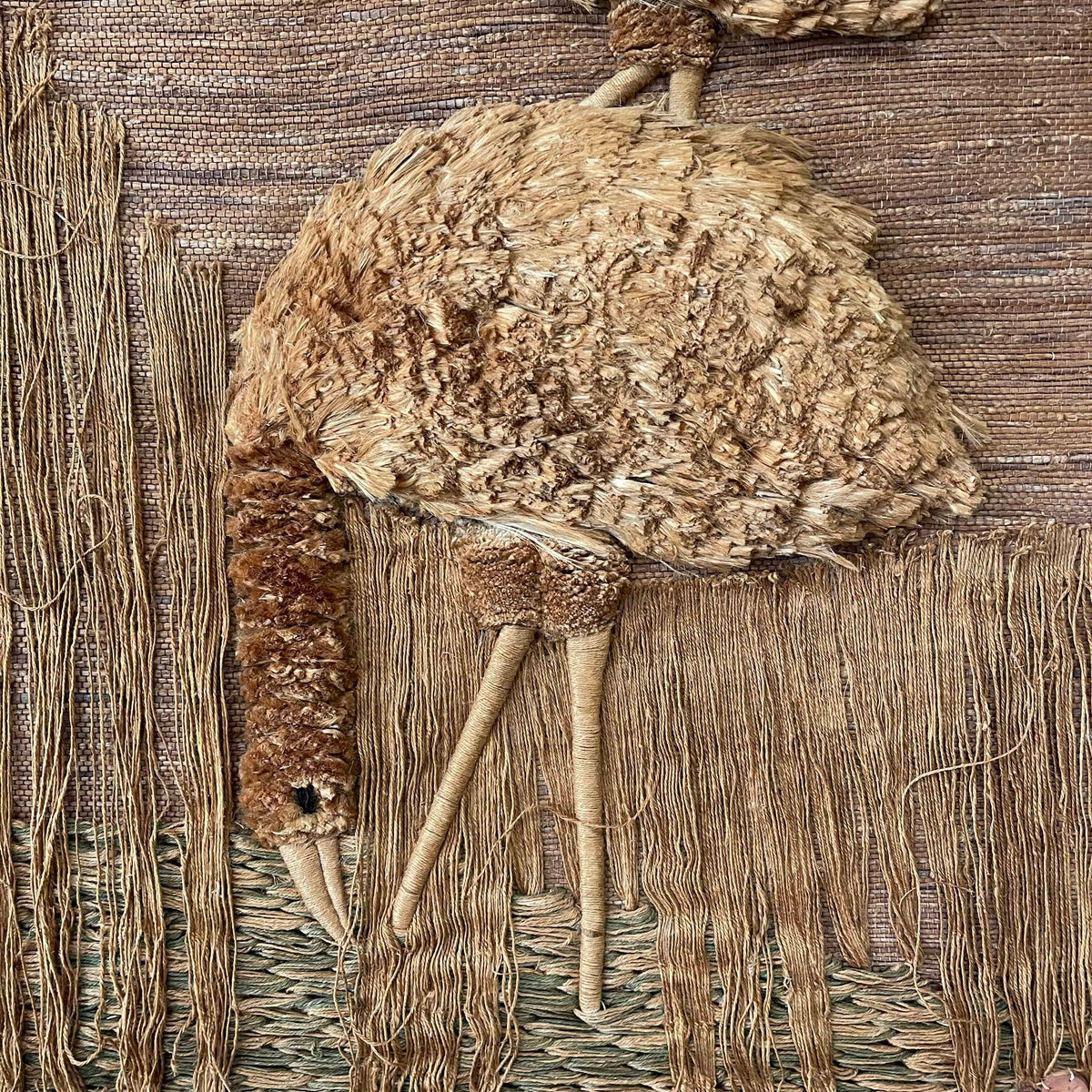 1979 Don-Freedman Bird Wall Fabric Art