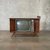 Mid Century Modern RCA Victor TV - Powers On
