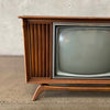 Mid Century Modern RCA Victor TV - Powers On
