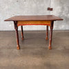 Monterey Furniture Dining Table with Leaves - Smoky Maple & Crackle
