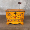 Monterey Style Folk Art Large Blanket Chest Hand Painted 1930's