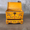 Monterey Style Folk Art Large Blanket Chest Hand Painted 1930's