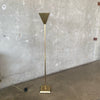 Post Modern Brass Torchiere Floor Lamp by Frederick Cooper