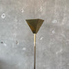 Post Modern Brass Torchiere Floor Lamp by Frederick Cooper
