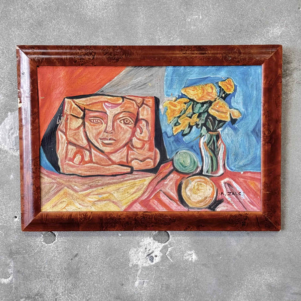 Mexican Mid Century Abstract Painting