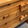 Scandinavian Pine Drawers With Mirror