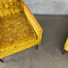 Mid Century Modern Pair of Yellow Chairs