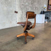 Vintage Sikes Bankers Desk Chair