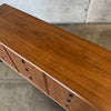 Mid Century Modern Walnut & Brass Dresser by John Stuart for Mount Airy Furniture