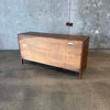 Mid Century Modern Walnut & Brass Dresser by John Stuart for Mount Airy Furniture