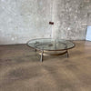 Brass & Glass "Tao" Coffee Table by Blackman Cruz