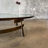 Brass & Glass "Tao" Coffee Table by Blackman Cruz