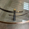 Brass & Glass "Tao" Coffee Table by Blackman Cruz