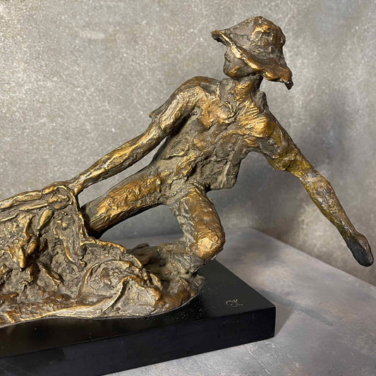 The Fisherman Sculpture by Edith Kolton