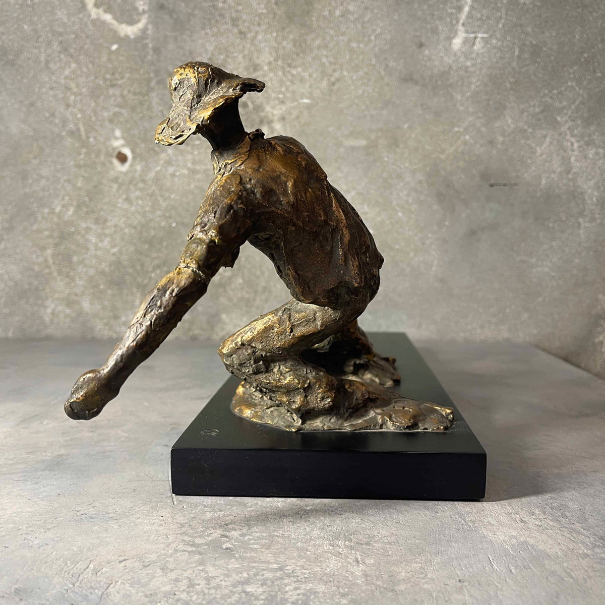 The Fisherman Sculpture by Edith Kolton