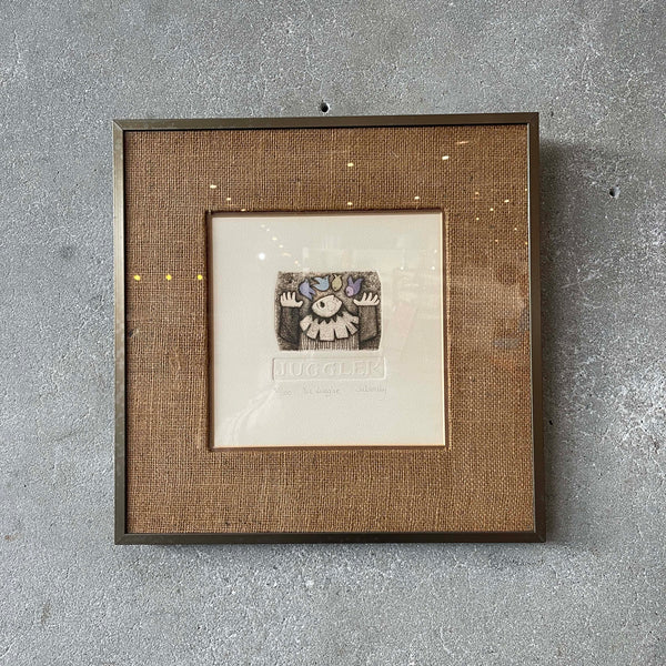 "The Juggler" by Carol Jablonski Litho