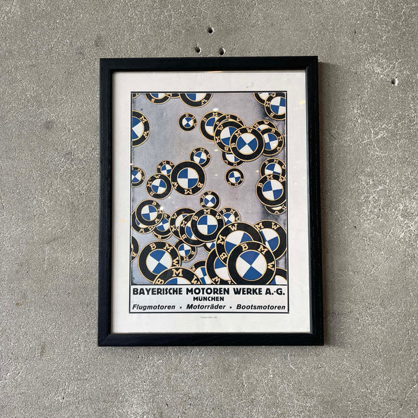 German BMW Framed Poster