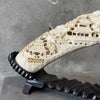 Vintage Asian Tusk Sculpture (Resin)