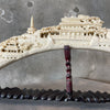 Vintage Asian Tusk Sculpture (Resin)
