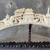 Vintage Asian Tusk Sculpture (Resin)