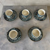 Mid Century Modern Mikasa Tea Cups/Saucer Set