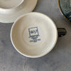 Mid Century Modern Mikasa Tea Cups/Saucer Set