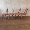 Set of Four Monterey Furniture Hand Painted A-Frame Chairs