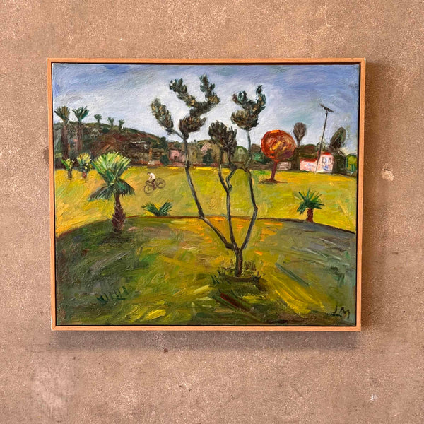 Long Beach Art Professor By John Martin SoCal Landscape Painting