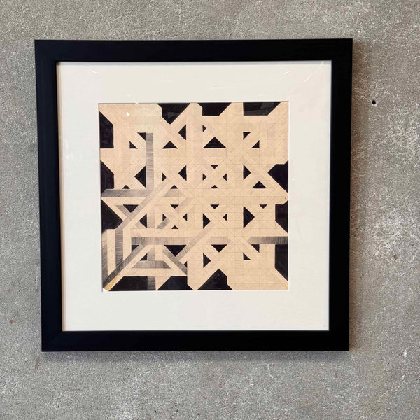 Abstract Cube Art Pencil By Gerald Lubensky