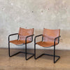 Pair of Mateo Grasso MG5 Chairs By Mart Stam