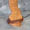 Signed Burl Folk Lamp - As Is