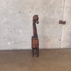 Vintage Witco Wood Carved Giraffe Magazine Holder