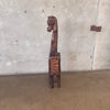 Vintage Witco Wood Carved Giraffe Magazine Holder
