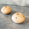 Travertine Candle Holders Fratelli Manelli Style