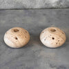 Travertine Candle Holders Fratelli Manelli Style