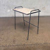 Mid Century Iron & Tile Side Table