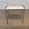 Mid Century Iron & Tile Side Table